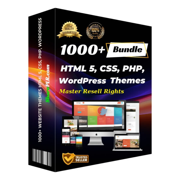 1000+Website Themes HTML 5, CSS, PHP, WordPress Bundle