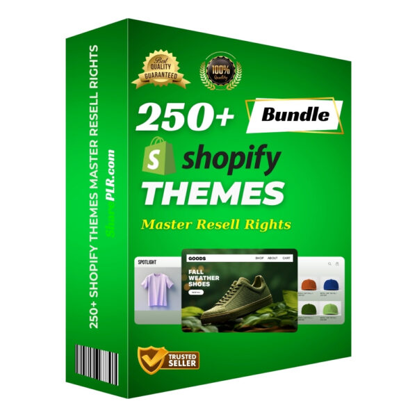 250+ Shopify Themes Master Resell Rights Bundle