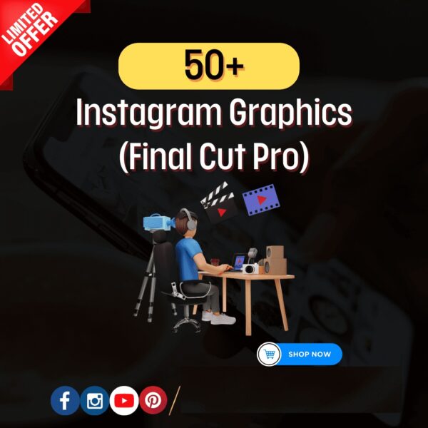 50+ Instagram Graphics (Final Cut Pro)