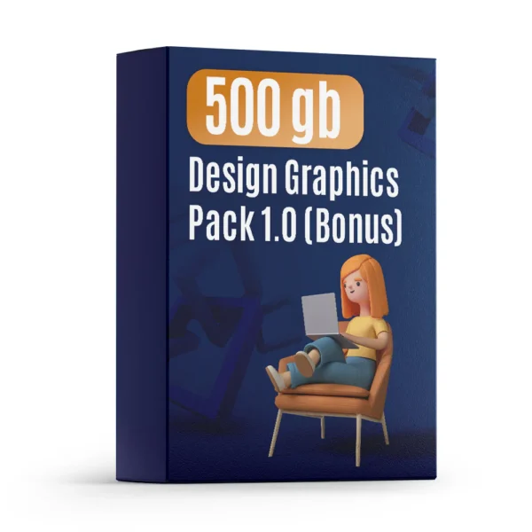 500GB Design Graphics Pack – Ultimate Collection of Design Resources