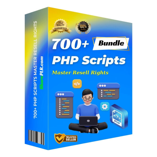 Unlock the Power of PHP Scripting with 700+ PHP Scripts and Master Resell Rights