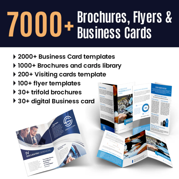 The 7000+ Brochures, Flyers & Business Cards