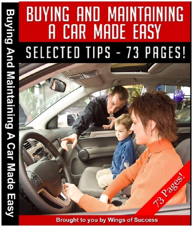 Buying and Maintaining A Car Made Easy 